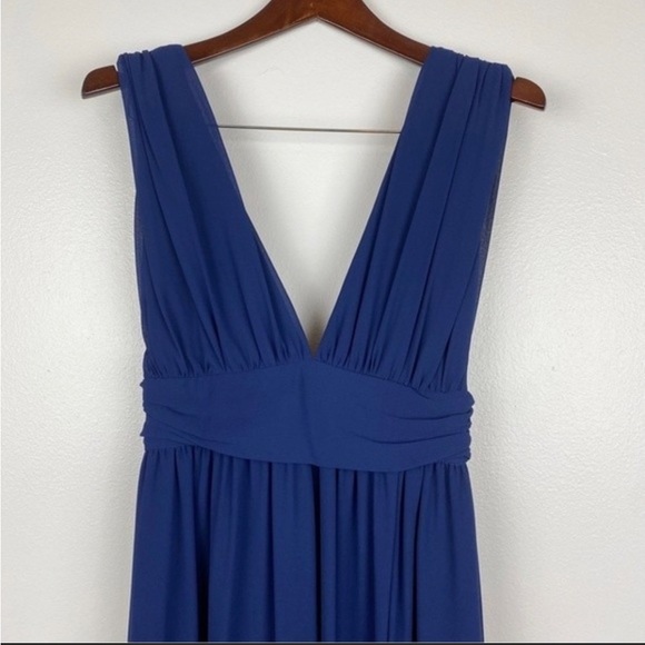 Lulu's Heavenly Hues Navy Blue Maxi Dress Size M - Picture 2 of 9